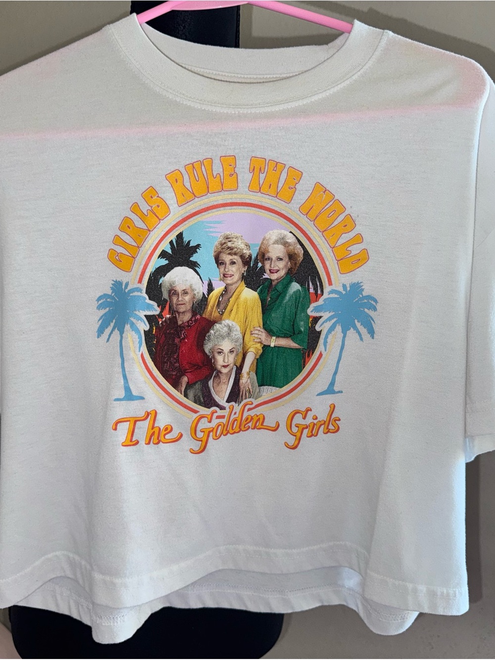 The Golden Girls "Girls Rule The World" Graphic Tee - White